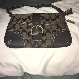 Small Brown Coach Purse Good Condition